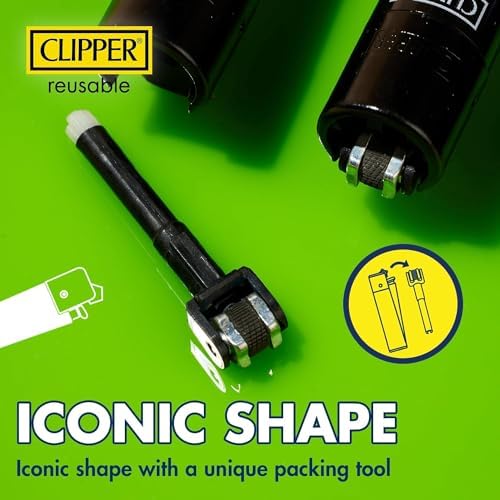 Clipper Mystery 8 Piezas - Encendedores Reutilizables de Butano en Colores y Diseños Variados - Selección Aleatoria de Diseños Populares - imagen 5