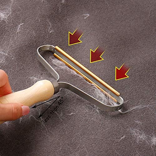 Removedor de Pelusa Portátil, Afeitadora de Fuzz - Cepillo de Viaje Reutilizable de Doble Cara para Quitar Pelusa, Pelo de Mascota y Polvo (Paquete - imagen 3