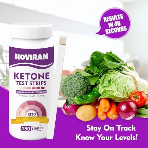 Tiras de Prueba de Cetonas para Orina - 150 Unidades para Monitorear la Cetosis en Dietas Cetogénicas y Bajas en Carbohidratos - imagen 5