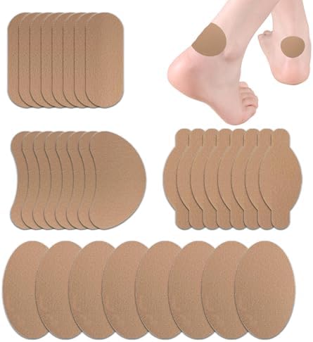 Parches Adhesivos Moleskin para Pies, 32 Piezas de Vendajes para Ampollas, Protección para Ampollas en Zapatos, Dedos y Talones. - imagen 1