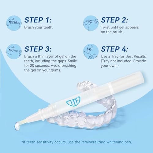 Kit de Blanqueamiento Dental JTF: 35% Peróxido de Carbamida, Elimina Manchas de Café, Vino y Tabaco, Seguro para Dientes Sensibles, 5 Lápices - imagen 4