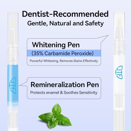 Kit de Blanqueamiento Dental JTF: 35% Peróxido de Carbamida, Elimina Manchas de Café, Vino y Tabaco, Seguro para Dientes Sensibles, 5 Lápices - imagen 5