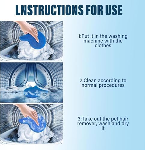 6 Piezas Removedor de Pelo de Mascota para Lavado, Bolas Filtrantes Reutilizables para Secadora y Ropa de Mascota - imagen 4