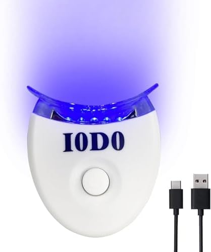 Luz de Blanqueamiento Dental Recargable con 5 LED Azul UV - Lámpara Profesional Aceleradora (Gel No Incluido) - imagen 1