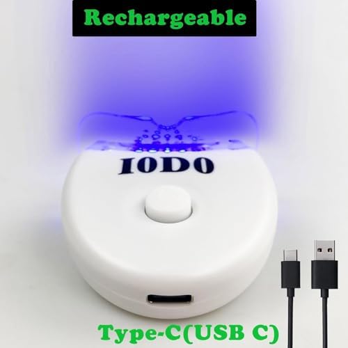 Luz de Blanqueamiento Dental Recargable con 5 LED Azul UV - Lámpara Profesional Aceleradora (Gel No Incluido) - imagen 4