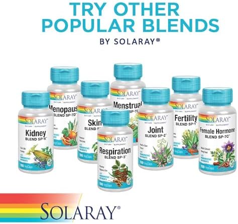 Suplemento SOLARAY Sleep Blend SP-17 para Adultos - Cápsulas de Mezcla de Hierbas para Dormir con Raíz de Valeriana, Lúpulo, Escutelaria y Manzanilla - imagen 5