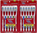 Cepillo de Dientes Colgate Extra Clean Cabezal Completo, Medio, Paquete de 12, Estilo Puede Variar - imagen 1