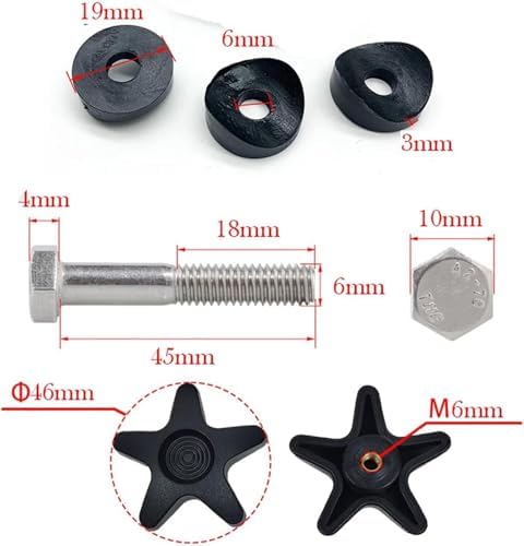 CHYDST 2 Juegos de Perillas de Reemplazo para Andadera, Piezas de Repuesto para Andaderas Drive, Accesorios para Andaderas - imagen 2