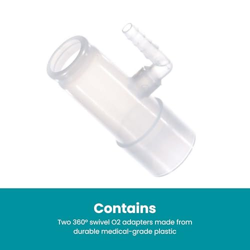 Adaptador de Enriquecimiento de Oxígeno LifeSource 2-Pack, Conector de Oxígeno. Adaptador para Tubo CPAP. - imagen 4
