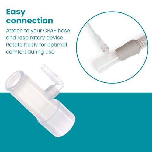 Adaptador de Enriquecimiento de Oxígeno LifeSource 2-Pack, Conector de Oxígeno. Adaptador para Tubo CPAP. - imagen 7