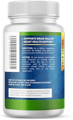 Aceite de Pescado Omega 3 Mini Built by Nature – Triglicéridos Reesterificados (rTG) – Alta Concentración de Omega-3 1680mg, EPA y DHA – 90 Gelatinas - imagen 6