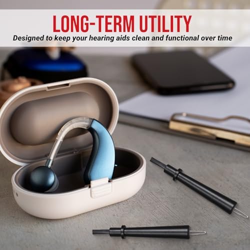 Juego de 5 Herramientas de Limpieza para Audífonos - Cepillo de Limpieza con Asa de Cera, Accesorios Esenciales para Audífonos - imagen 5