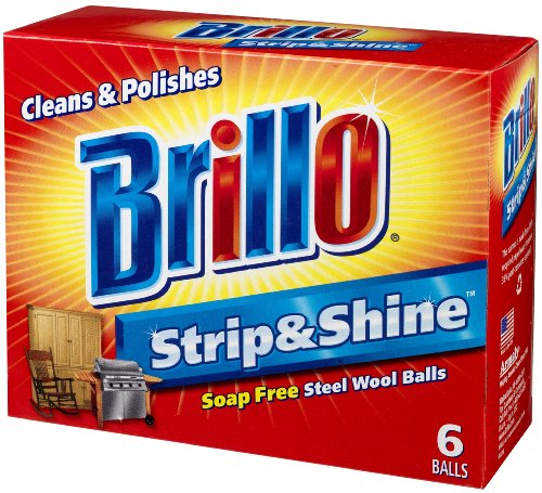 Bolitas de Lana de Acero Brillo Strip & Shine, Paquete de 6 - imagen 5
