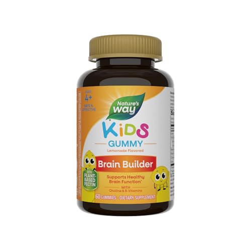 Gomitas Suplemento Cerebral para Niños de Nature's Way, Sabor Limón, Apoya la Función Cerebral Saludable, 60 Gomitas - imagen 6