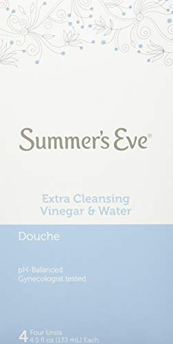 Paquete de 4 Douches Summer's Eve, Vinagre y Agua Extra Limpiador, Cajas de 18 Onzas (Paquete de 1) - imagen 2