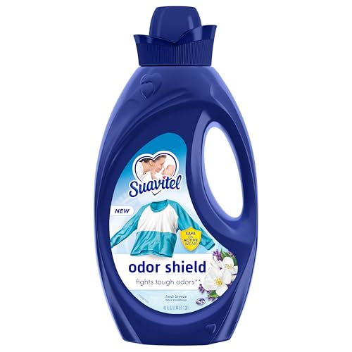 Suavitel Odor Shield Suavizante de Telas Fresca Brisa 46 oz - imagen 2