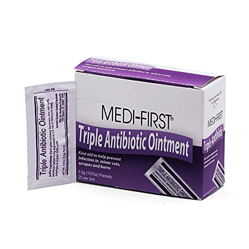 Ungüento Antibiótico Medi-First de 0.5 g en Paquete Individual, 400 IU - 5 mg - 5,000 IU/g, 25 Piezas - imagen 2