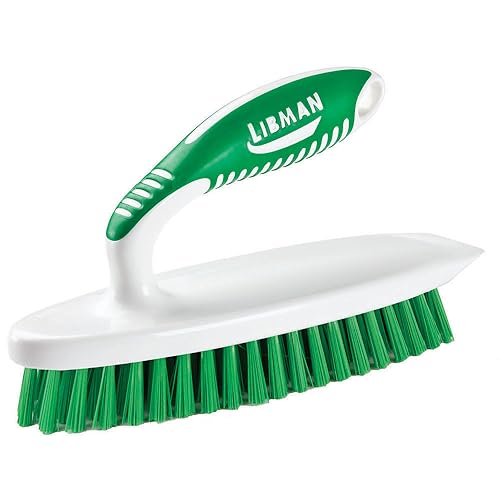 Cepillo de Fregar Libman Easy Grip | Cepillo de Limpieza Multiusos | Cepillo para Baño y Alfombra | Fibra Dura y Antideslizante - imagen 1