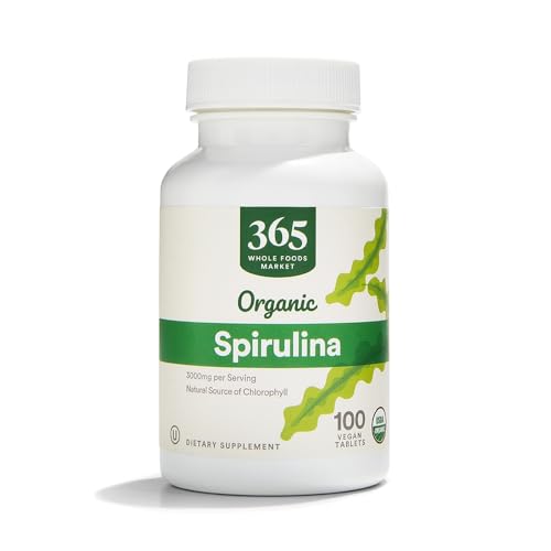 365 de Whole Foods Market, Spirulina 500mg, 100 cápsulas - imagen 2