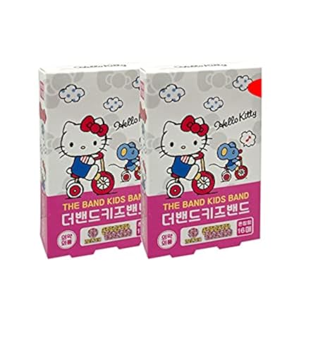 Cinta Adhesiva de ros Auxilios Hello Kitty de Sanrio: 32 Piezas (2 Cajas) - imagen 3