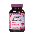 Melatonina EarthSweet de Bluebonnet Nutrition 3 mg - Tabletas Masticables para Sueño Reparador, Sabor Frambuesa, 60 Unidades, Veganas y Sin Gluten - imagen 1