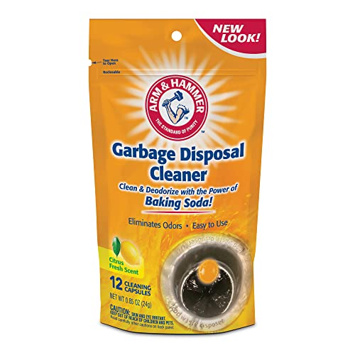 Limpiador, Ambientador y Desodorante para Desechos de Fregadero Arm & Hammer, 12 Cápsulas, Aroma Cítrico, con el Poder del Bicarbonato de Sodio - imagen 2