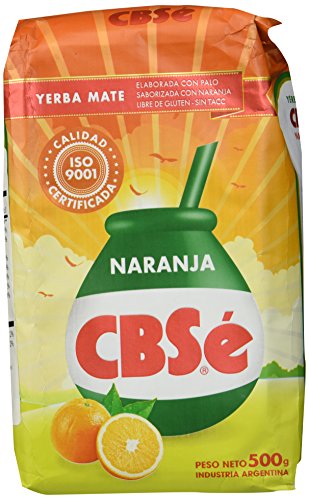 CBSé Yerba Mate Sabor Naranja – Té de Yerba Mate a Granel, Naturalmente Cafeinado, Sin Gluten - 500 Gr. - imagen 2