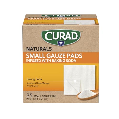 Compresas de Gasa Curad SoothePlus con Bicarbonato, 2 x 2, 25 piezas (Paquete de 1) - imagen 2