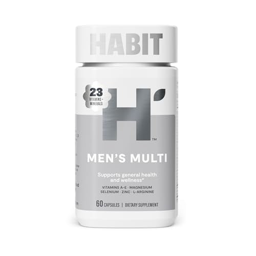 Multivitamínico Habit para Hombre, Apoya la Salud y Bienestar, Vitaminas A-E, Magnesio, Zinc, L-Arginina, 60 Cápsulas - imagen 2