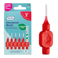 Cepillo Interdental TePe Original, Suave para Limpieza Dental, Paquete de 6, 0.5 mm, Gaps Extra Pequeños/Pequeños, Rojo, Tamaño 2 - imagen 1