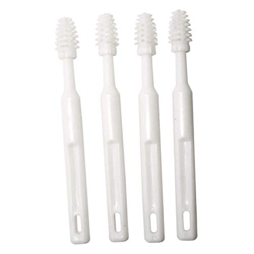 Juego de 4 Cepillos de Masaje para Encías, Dientes y Lengua de Rehabilitation Advantage, Color Blanco - imagen 4