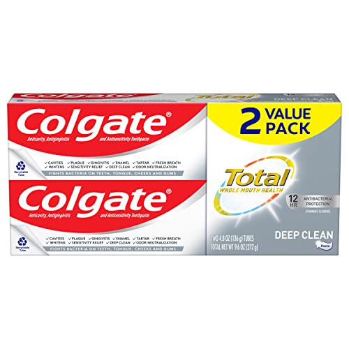 Pasta de Dientes Colgate Total con Fluoruro Estannoso y Zinc, Multi Beneficio, Alivio para Sensibilidad y Protección contra Caries, Limpieza Profunda - imagen 5