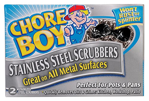 Chore Boy Paquete de 2 Estropajos de Acero Inoxidable - imagen 6