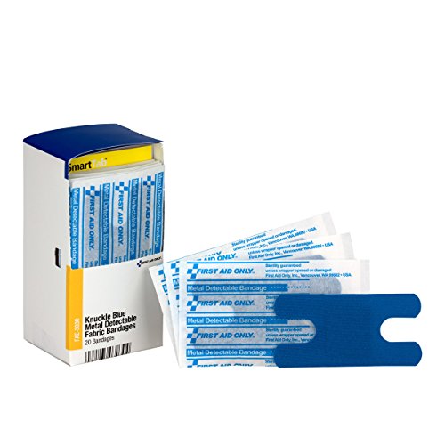 Repuestos de Vendajes de Nudillos Detectables de Metal First Aid Only FAE-3030, 20 Piezas para Kit de ros Auxilios en Negocios y Hogar - imagen 2