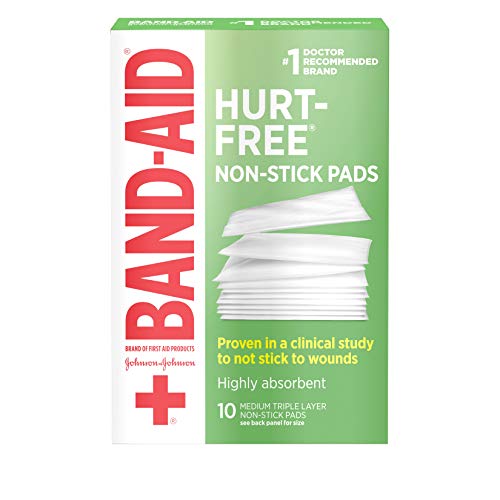 Panas Band-Aid Estériles Sin Adhesivo, Envase Individual, Medianas, 2 x 3 pulgadas, Paquete de 10 unidades - imagen 6