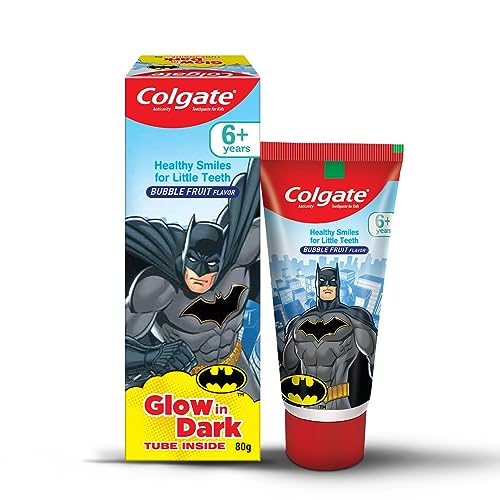 Pasta Dental Colgate Kids Batman que Brilla en la Oscuridad - 80 g - imagen 3