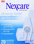 Curitas Nexcare para Piel Sensible, Remoción Sin Dolor, Tamaños Variados, 20 Piezas – Fijación Fuerte, Suelta Suave para Piel Delicada - imagen 1