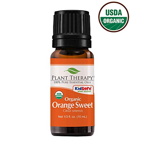 Aceite Esencial de Naranja Dulce Orgánico Plant Therapy, 10 mL (1/3 oz), 100% Puro, Certificado Orgánico por USDA, Aroma Brillante y Refrescante - imagen 5