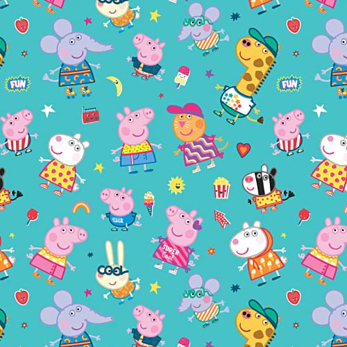 Papel de Regalo de Cumpleaños Peppa Pig - 2 Hojas - imagen 1