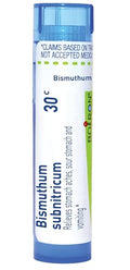 Boiron Bismuthum Subnitricum 30C para Dolores Estomacales, Acidez y Vómitos - 80 Gránulos - imagen 1