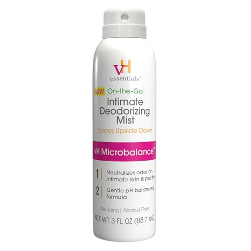 Spray Feminino vH Essentials, Mist Desodorante Intimo, Fórmula Equilibrada PH, Sin Alcohol, Sin Picazón, Spray Continuo, 3 fl oz. - imagen 3