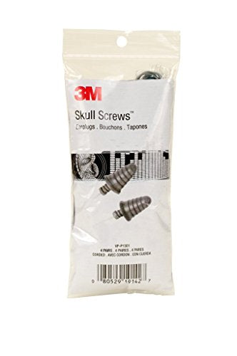 Tapones para los oídos 3M Skull Screws con cable en paquete pequeño VP-P1301, 4 pares/paquete - imagen 4