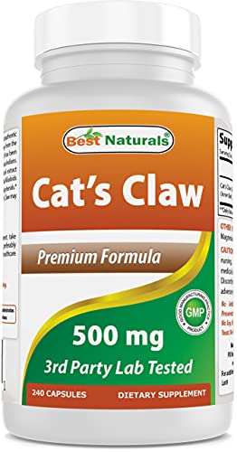 Cápsulas de Uña de Gato Best Naturals, 500 mg, 240 Contenido - imagen 2