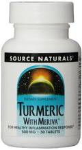 Source Naturals Cúrcuma con Meriva, Alivia Incomodidades de Actividades Diarias* - 500mg, 30 Tabletas - imagen 1