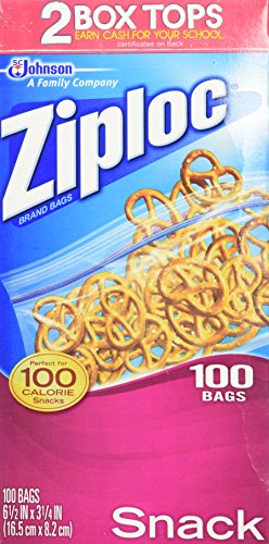 Bolsas Ziploc para Snacks, Paquete Económico de 100 Piezas - imagen 4