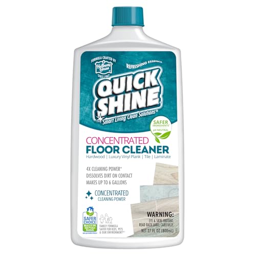 Limpiador de Pisos Concentrado Quick Shine Multi Superficies 27oz para Madera, Laminado, LVT, Azulejos y Piedra - Disuelve Suciedad y Rinde 27 Galones - imagen 6
