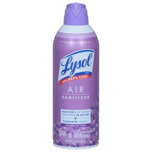 Spray Desinfectante de Aire LYSOL, Sanitizador y Eliminador de Olores, Lavanda Cielo, 10 Fl. Oz - imagen 6