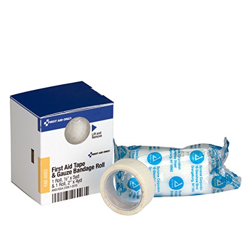 Recarga de ros Auxilios First Aid Only SmartCompliance, Cinta Adhesiva 1/2x 5 yd y Venda Conformable de 2, 1 por Caja - imagen 3