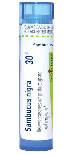 Boiron Sambucus Nigra 30C Medicina Homeopática para Ronquera con Tos Dolorosa y Congestión Nasal - 80 Gránulos - imagen 3