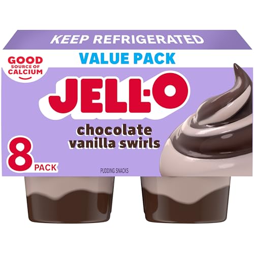 Pudín Listo para Comer Jell-O Original Sabor Chocolate y Vainilla en Tazas, Paquete Económico de 8 Tazas - imagen 2